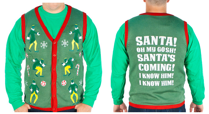 Holiday Gift Guide 2015: Elf Christmas Vest by Festified