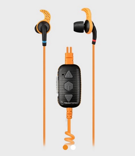 Marine earbuds from Toughtested for Keeping New Year’s Resolutions